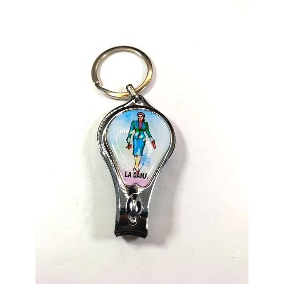 Unbranded Accessories - La Dama Finger Nail Clippers File Keychain Bottle Opener